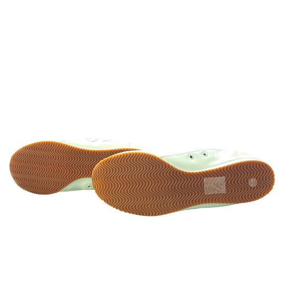 Tory Burch Mint Green & White Leather & Suede Sneakers Womens Size 7.5M - Picture 12 of 13